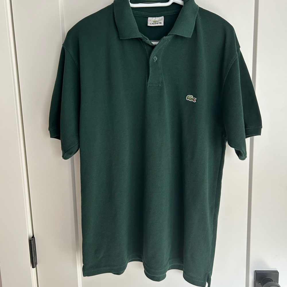 Lacoste Men's Dark Green Polo Shirt